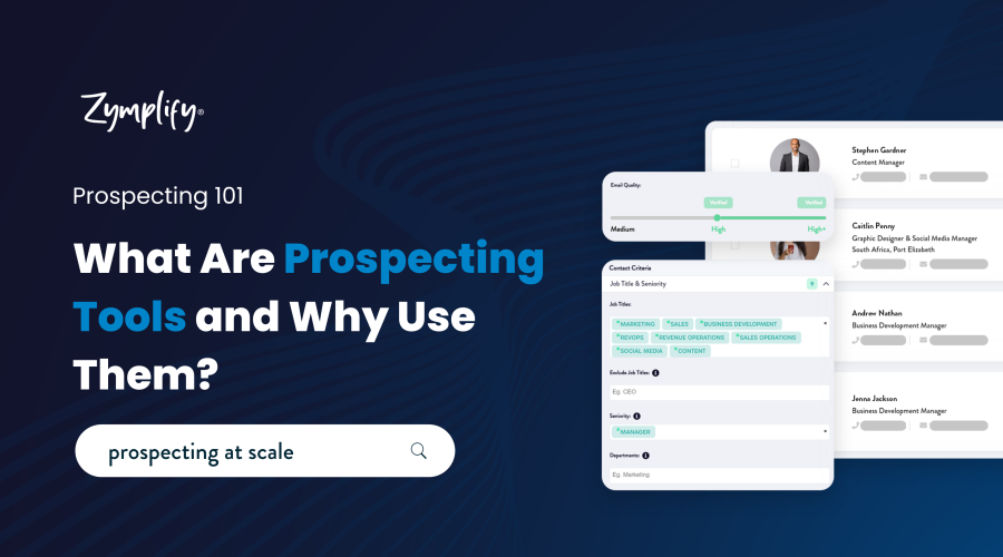 What are prospecting tools and why use them